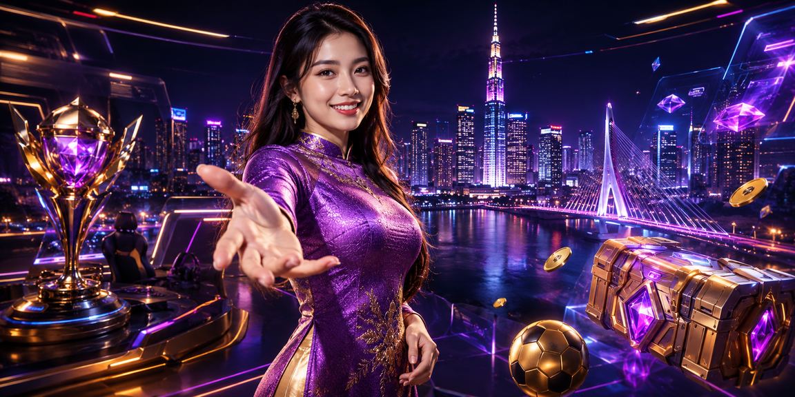 Cảnh esports betting sôi động tại Thành phố Hồ Chí Minh với trang phục áo dài truyền thống