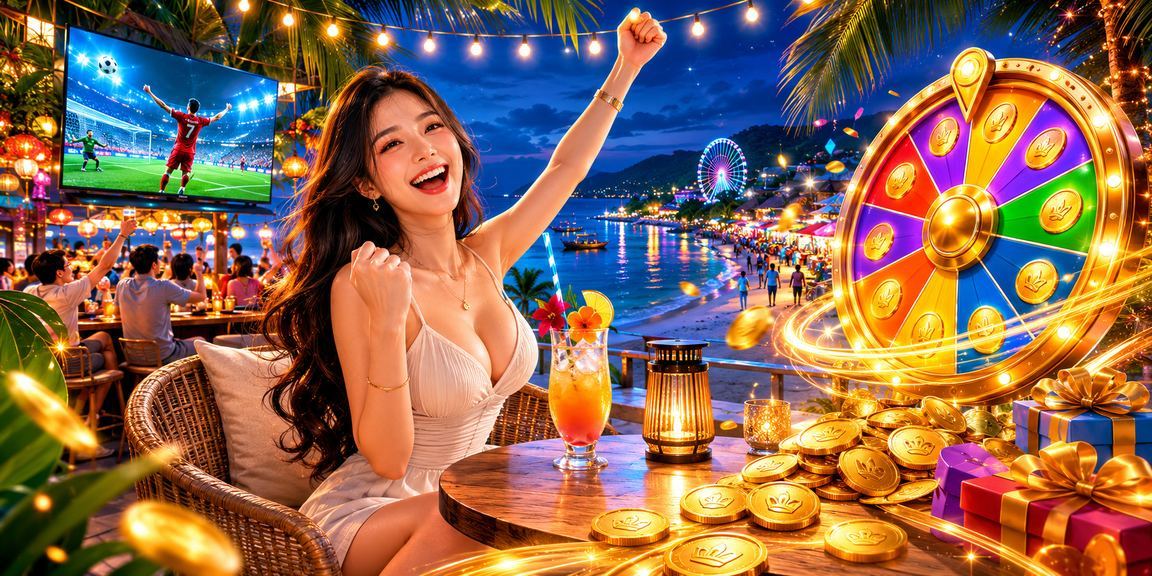 Khung cảnh giải trí tại Phú Quốc — người dùng trải nghiệm nền tảng cá cược trong không gian nghỉ dưỡng